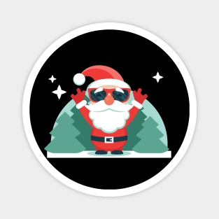 Happy Santa Magnet